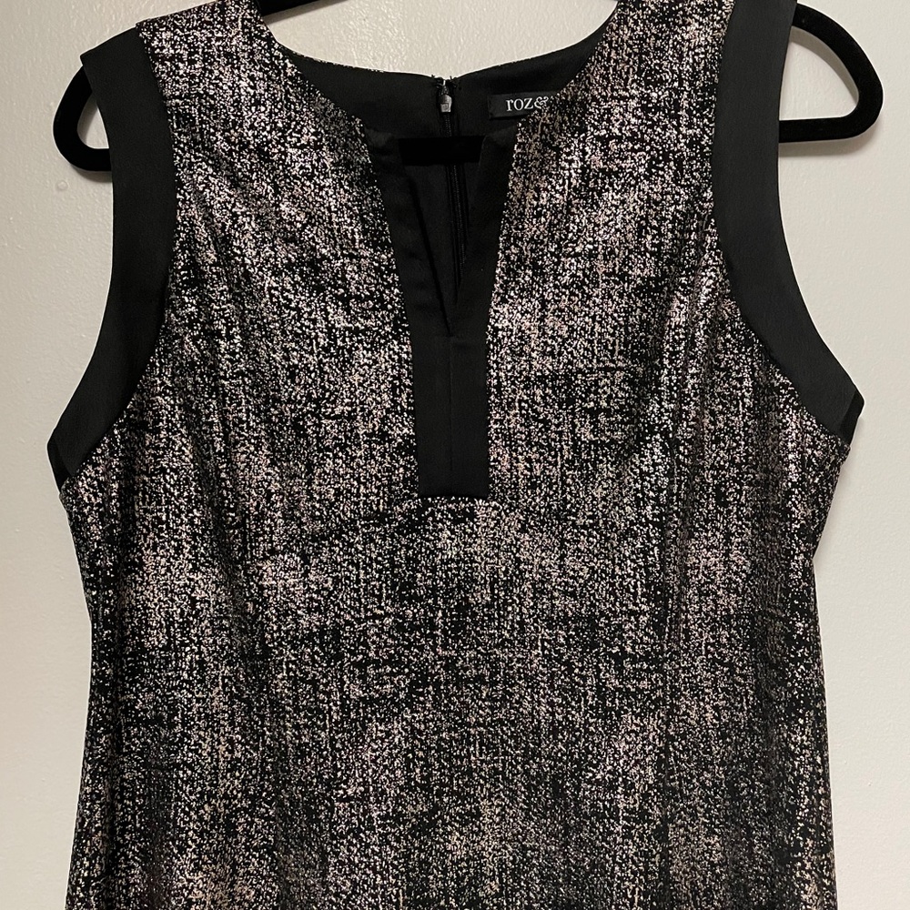 Metallic Sleeveless dress